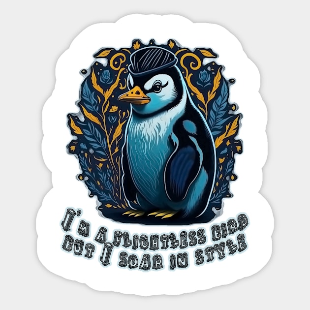 penguin girl Sticker by ElArrogante